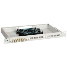 ITK 1U кросс укомплектованный: LC (duplex) 20шт;(OM3) (FOBX24-1U-20LCUD03)