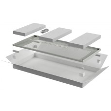 ITK LINEA N Дверь перфорированная 800мм шкафа 24U сер. (LN35-24U8X-DP)