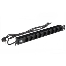 Блок розеток на 9 розеток 19" ITK PH22-9D1