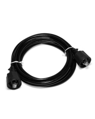 Патч-корд индустриальный RJ45 - RJ45, 4 пары, FTP, категория 6, 2 м, черный LANMASTER LAN6-S45-45-2.0-WP в Петропавловске-Камчатском Патчкорды (медные) Pintop.ru