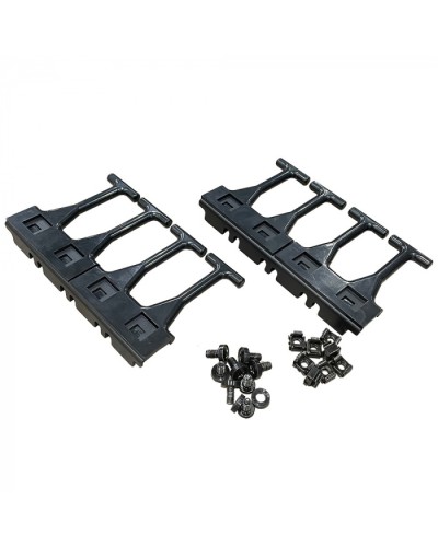 Кабельная гребенка 4U универс, с пальцами глубиной 106 мм, 2 шт. в комп, черная LANMASTER (LAN-DC-CB-4U-PF/S) в Петропавловске-Камчатском Аксессуары для стоек и шкафов Pintop.ru