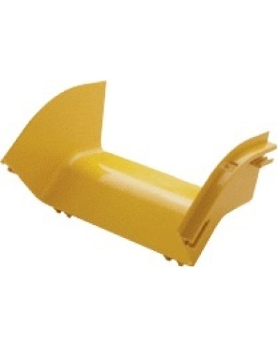 Изгиб 45° оптического лотка внешний 120 мм, желтый LANMASTER LAN-OT120-EC45 в Петропавловске-Камчатском Аксессуары для кабель-канала Pintop.ru