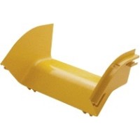 Изгиб 45° оптического лотка внешний 360 мм, желтый LANMASTER LAN-OT360-EC45