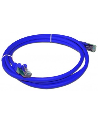 Патч-корд RJ45 - RJ45, 4 пары, FTP, категория 6, 1 м, синий, LSZH LANMASTER LAN-PC45/S6-1.0-BL в Петропавловске-Камчатском Патч-корды и пигтейлы Pintop.ru
