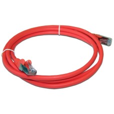 Патч-корд RJ45 - RJ45, 4 пары, FTP, категория 6A, 0.5 м, красный, LSZH LANMASTER LAN-PC45/S6A-0.5-RD