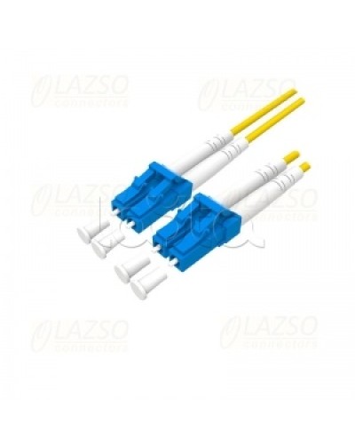 Патч-корд оптический Lazso PC-DU-LC/LC(3m) в Петропавловске-Камчатском Патч-корды и пигтейлы Pintop.ru