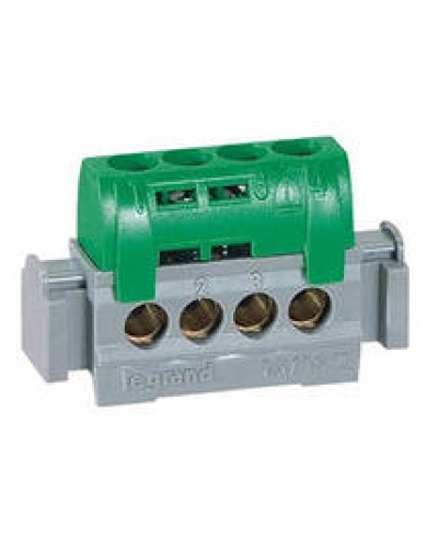 Клеммник зеленый 4х1.5-16 мм2 LEGRAND 004830 в Петропавловске-Камчатском Клеммные колодки Pintop.ru