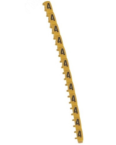 Маркер 4 0,15/0,5 ЖЛТ CAB3 Legrand 038104 в Петропавловске-Камчатском Аксессуары для кабель-канала Pintop.ru