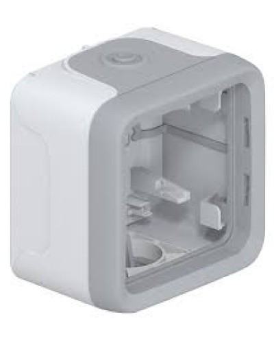 Коробка для накладного монтажа с мембранными сальниками серый 1 пост Plexo Legrand 069651 в Петропавловске-Камчатском Распределительные коробки Pintop.ru