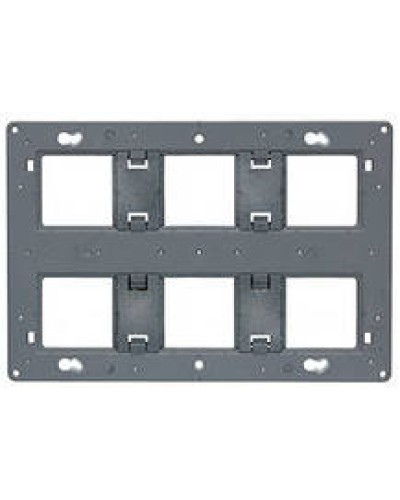 Суппорт Mosaic на 2x6, 2x8 или 2x3x2 модулей LEGRAND 080266 в Петропавловске-Камчатском Аксессуары для кабель-канала Pintop.ru