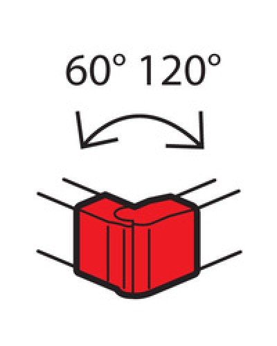Угол внешний изменяемый для кабель-канала METRA 160x50 Legrand (638092) в Петропавловске-Камчатском Аксессуары для кабель-канала Pintop.ru