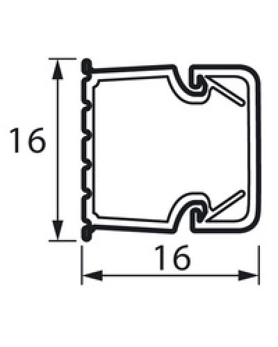Кабель-канал METRA 16x16 Legrand (638191) в Петропавловске-Камчатском Кабель-канал Pintop.ru
