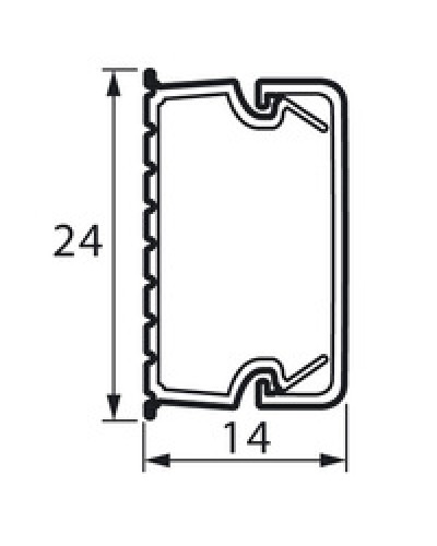 Кабель-канал METRA 24x14 Legrand (638193) в Петропавловске-Камчатском Кабель-канал Pintop.ru