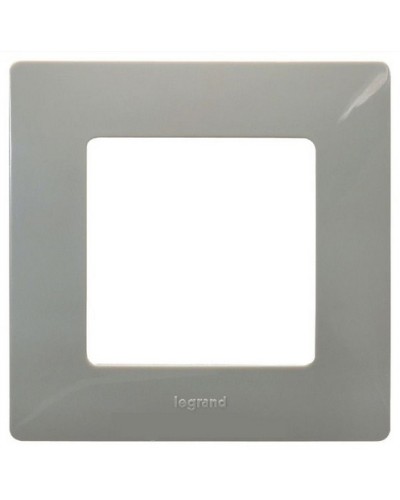 Рамка 1 пост Etika светлая галька Legrand 672521 в Петропавловске-Камчатском Аксессуары для кабель-канала Pintop.ru