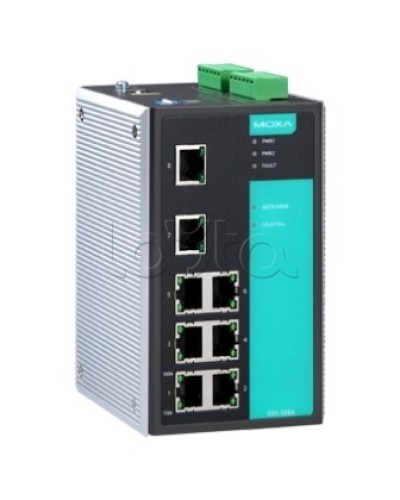 Коммутатор управляемый промышленный 8-портовый Moxa EDS-508A-T в Петропавловске-Камчатском Коммутаторы Pintop.ru