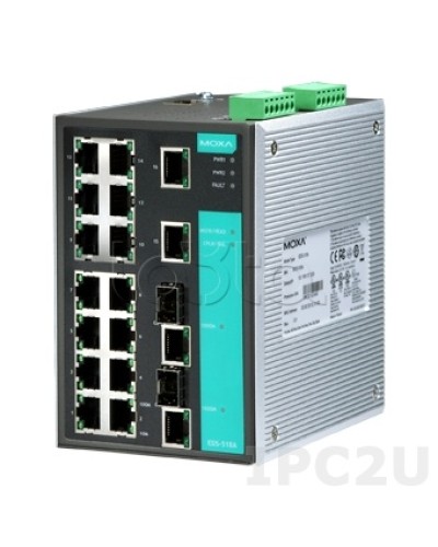 Коммутатор управляемый промышленный 18-портовыйMoxa EDS-518A в Петропавловске-Камчатском Коммутаторы Pintop.ru
