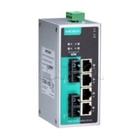 Коммутатор PoE 6-портовый Moxa EDS-P206A-4PoE-MM-SC