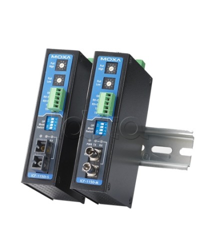 Конвертор RS-232/422/485 в оптику MM (ST)Moxa ICF-1150I-M-ST-T в Петропавловске-Камчатском Дополнительное оборудование для ОПС Pintop.ru