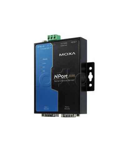 Сервер 2-портовый RS-232 в Ethernet Moxa NPort 5210A-T в Петропавловске-Камчатском Дополнительное оборудование для ОПС Pintop.ru