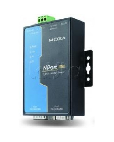 Сервер 2-портовый RS-232/422/485 в Ethernet Moxa NPort 5250A-T в Петропавловске-Камчатском Дополнительное оборудование для ОПС Pintop.ru
