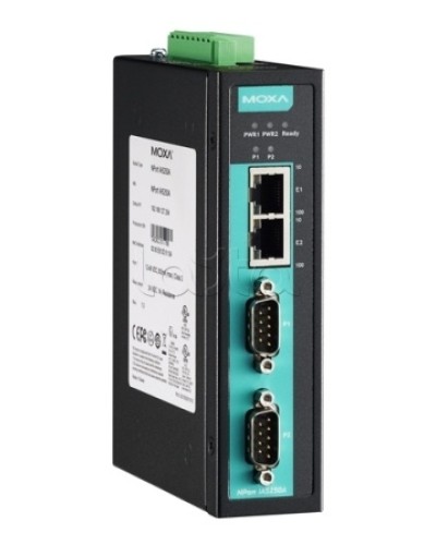 Сервер 2-портовый RS-232/422/485 в Ethernet Moxa NPort IA-5250AI-T в Петропавловске-Камчатском Дополнительное оборудование для ОПС Pintop.ru