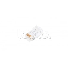 Коннектор NIKOMAX RJ45/8P8C под витую пару, Кат.5е (Класс D), уп-ка 100шт. (NMC-RJ88RZ50UD1-PT-100)