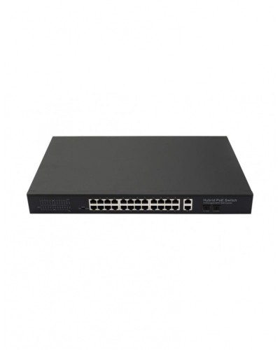 PoE коммутатор Fast Ethernet на 24 x RJ45 портов + 2 x GE Combo uplink порта NST NS-SW-24F2G-P в Петропавловске-Камчатском Коммутаторы Pintop.ru
