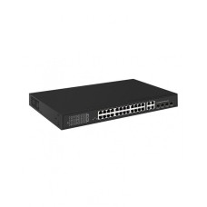 PoE коммутатор Fast Ethernet на 24 x RJ45 портов + 4 x GE Combo uplink порта NST NS-SW-24F4G-P