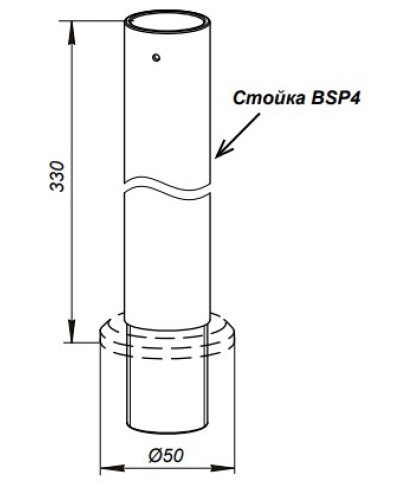 Стойка PERCo-BSP4 в Петропавловске-Камчатском Дополнительное оборудование для СКУД Pintop.ru