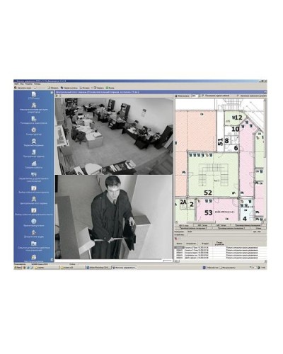 ПО Модуль Центральный пост PERCo-SM13 в Петропавловске-Камчатском Сетевая СКУД Perco Pintop.ru