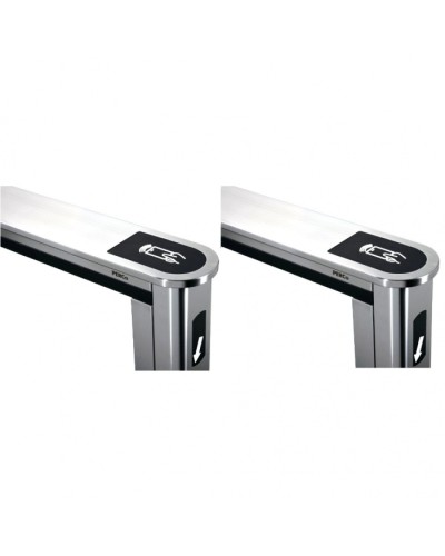 Комплект крышек (2 шт)из нержавеющей стали для турникета PERCo-STC-01S в Петропавловске-Камчатском Ограждения Pintop.ru