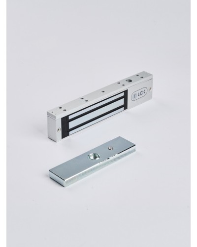 R-Lock RL-EM180-L0S - Электромагнитный замкок, 180кг, DC12/24B, цвет серебристый сатинированный алюминий RAL 7047 в Петропавловске-Камчатском Электромагнитные замки Pintop.ru