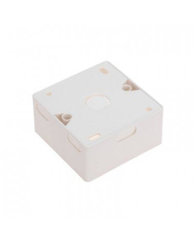 Короб накладной для лицевых панелей 80х80 под 2 модуля 45х22,5 Mosaic 03-0126 в Петропавловске-Камчатском Распределительные коробки Pintop.ru