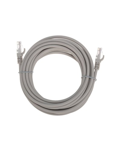 Патч-корд U/UTP, CAT 6, RJ45-RJ45, 26AWG, LSZH, серый, 5м REXANT 02-0290-5 в Петропавловске-Камчатском Патчкорды (медные) Pintop.ru