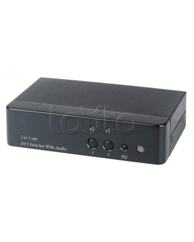 Коммутатор DVI и аудио сигналов SC&T DS02A в Петропавловске-Камчатском Видеоусилители, Модуляторы, Делители Pintop.ru