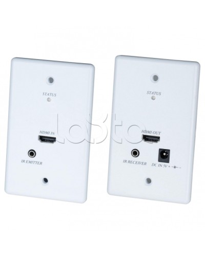 Комплект передачи HDMI с обратным ИК-повторителем SC&T HW01 в Петропавловске-Камчатском Видеоусилители, Модуляторы, Делители Pintop.ru