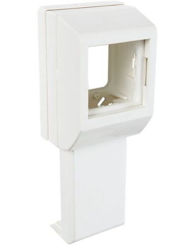 Суппорт с рамкой на 1 пост (45х45) вдоль профиля универсальный SPL 020007S в Петропавловске-Камчатском Аксессуары для кабель-канала Pintop.ru