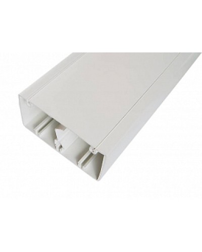 Кабельный канал с крышкой100х50х2000мм (белый) SPL 100001S в Петропавловске-Камчатском Кабель-канал Pintop.ru