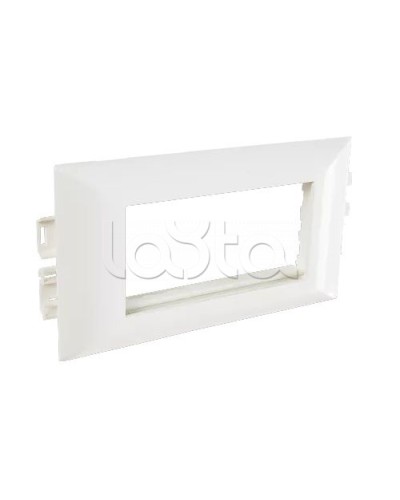 Суппорт с рамкой на 2 поста (45х45) в профиль для кабельных каналов 100х50, 105х50 SPL 100008S в Петропавловске-Камчатском Аксессуары для кабель-канала Pintop.ru