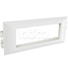 Суппорт с рамкой на 3 поста (45х45) в профиль для кабельных каналов 100х50, 105х50 SPL (100009S)