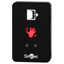 Кнопка ИК-бесконтактная накладная ИД индикатор Smartec ST-EX310L-BK