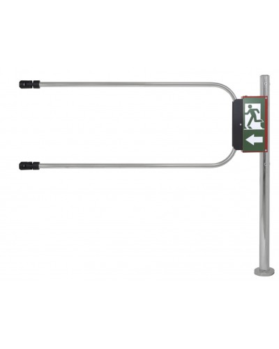 Smartec ST-GR012EC-CR - Калитка аварийного выхода с электромагнитом, хромированная, в комплекте стойка 1000 х D50 мм и створка 1200 х D25 мм. в Петропавловске-Камчатском Калитки Pintop.ru