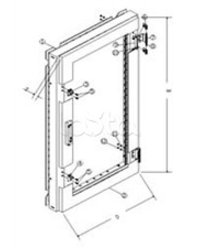 Дверь передняя плексигласовая TOA PGD-22 в Петропавловске-Камчатском Системы оповещения и трансляции TOA Pintop.ru