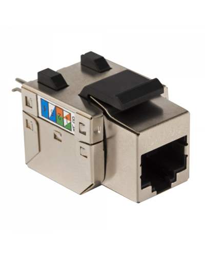 Модуль Keystone RJ45, Cat.5E, STP, 90 градусов, белый TWT (TWT-OK45STP/5E-WH) в Петропавловске-Камчатском Коннекторы и разъемы Pintop.ru