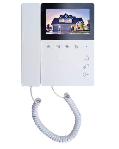 Монитор цветного видеодомофона Tantos Elly-S с трубкой VZ в Петропавловске-Камчатском Абонентские видеоустройства Pintop.ru