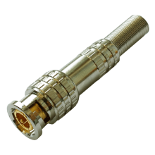 Коннектор Tantos РАЗЪЕМ TS BNC штекер под пайку с пружиной, металл