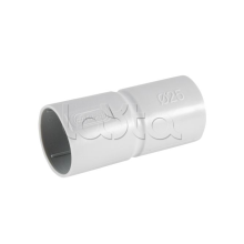 Муфта для аспирационной системы D25мм, АБС, цвет серый Ecoplast (49525-50GR)