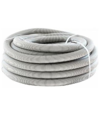 Труба гофр. ПНД HF 50 мм с зондом лёгкая серый (15 м) ОКЛ Экопласт 20150HF в Петропавловске-Камчатском Труба гофрированная Pintop.ru