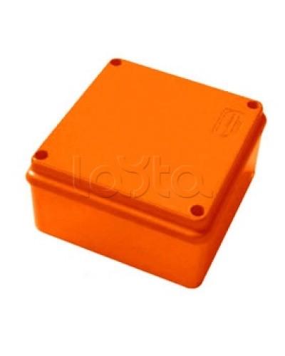 Коробка огнестойкая 100х100х55, 4P, (1,5-6 мм2), без галогена Экопласт 42207HF в Петропавловске-Камчатском Коробки (ОКЛ) Экопласт Pintop.ru