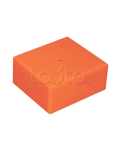 Коробка огн. с глад. стенками,без галогена, IP41, 12P, (1,5-2,5 мм2) (оранж) ОКЛ Экопласт (46081HF) в Петропавловске-Камчатском Распределительные коробки Pintop.ru